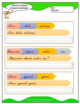 s sesi Grubu Çalışma Sayfaları